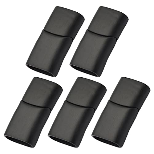 Magnetische Schmuck-Verschlüsse, Armbandverbinder, Schnalle, Schwarz, Größe S, 5 Stück von Pleayietoopiatiey