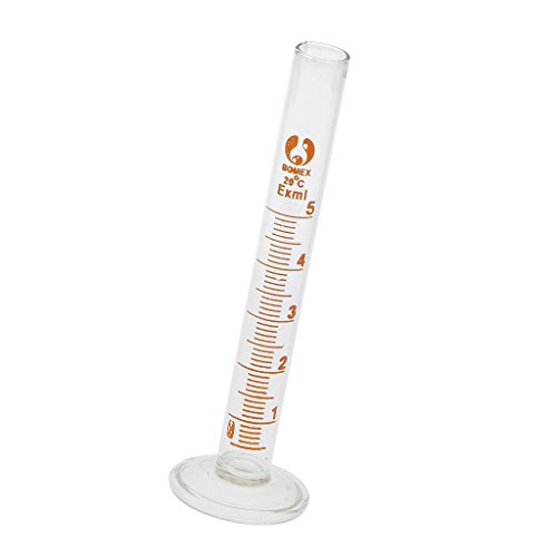 Pleayietoopiatiey Glas-Messzylinder, Chemielabor, professionell, 5 ml von Pleayietoopiatiey