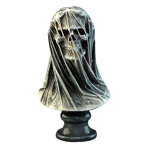 Pleayietoopiatiey Verhüllte Totenkopf-Skulptur Dekor Gott des Todes Statue für Festival Party Schränke von Pleayietoopiatiey