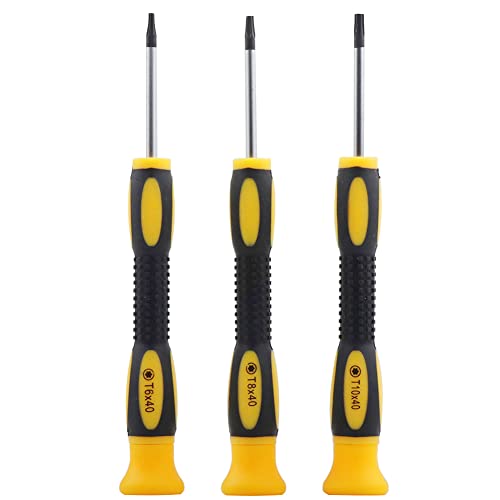 T6 T8 T10 Torx Schraubendreher Set, T6H T8H T10H Torx Security Schraubendreher Kompatibel mit PS5 PS4 PS3 Xbox One Xbox 360 Controller T6 T8 T10 Torx Schraubendreher Set, T6H T8H T10H Torx Security Schraubendreher Kompatibel mit PS5 PS4 PS3 Xbox One Xbox 360 Controller von Plentoy