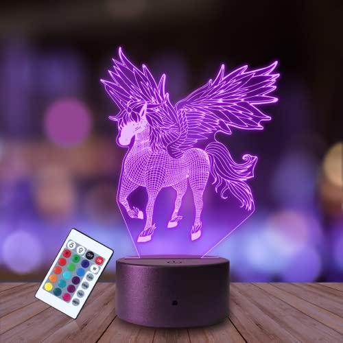 Plexido Nachtlicht Gentleman Majestät Elegant Illusion Lampe 3D Nachttischlampe Geschenk für Kinder Personalisiert Graveur Weltraum Kinderzimmer LED Licht Fernbedienung 16 Farbwechsel Wohnzimmer von Plexido