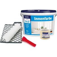 Innenfarbe Wandfarbe Deckenfarbe Profi Farbe Set Weiß von Plid