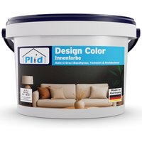 Plid® Design Innenfarbe Basaltgrau 2.5L für ca. 18m², Matte Wand Design-Colour "Ruhe in Grau" von Plid