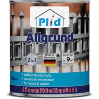 Allgrund Rostgrundierung 0,75L Weiß, für ca. 9m² /Aktiver Rostschutz Grundierung von Plid