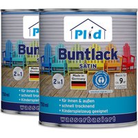 Premium Buntlack Holzfarbe Türenlack Möbellack Weiß von Plid