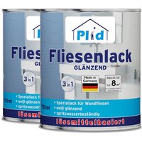 Premium Fliesenlack Fliesen Lack  Fliesenfarbe Fliesen steichen Anthrazitgrau -Glänzend von Plid