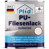 Fliesenlack 0,75l Cremeweiß glänzend, für ca. 8m² / Fliesenfarbe Lack - Küche/Bad von Plid