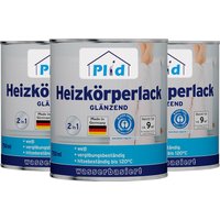 Premium Heizkörperlack LF Thermolack weiß Glänzend Weiß von Plid