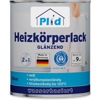 Premium Heizkörperlack LF Thermolack weiß Glänzend Weiß von Plid