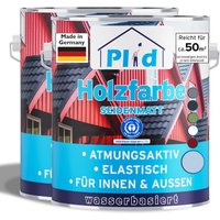 Holzfarbe 5l Taubenblau, für ca. 50m² / Holzlack Schutzfarbe Schnelltrocknend Holzfarbe 5l Taubenblau, für ca. 50m² / Holzlack Schutzfarbe Schnelltrocknend von Plid