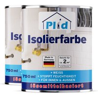 Isolierfarbe LH 1,5L Weiß für ca. 4m² /Kellerfarbe Nikotinfarbe deckweiß Wandfarbe Isolierfarbe LH 1,5L Weiß für ca. 4m² /Kellerfarbe Nikotinfarbe deckweiß Wandfarbe von Plid