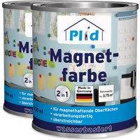 Premium Magnetfarbe Magnet Magnetlack Magnetwand Anthrazit von Plid