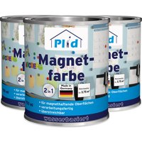 Premium Magnetfarbe Magnet Magnetlack Magnetwand Anthrazit von Plid
