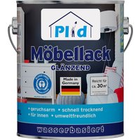 Möbellack 2,5L Weiß Glänzend / Türenlack Holzlack Spielzeugfarbe Acryllack Lack Möbellack 2,5L Weiß Glänzend / Türenlack Holzlack Spielzeugfarbe Acryllack Lack von Plid