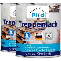 Premium Treppenlack Treppensiegel Klarlack Farblos Seidenglänzend Farblos - Seidenglänzend von Plid