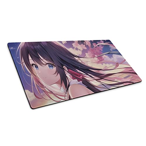 Anime Mauspad XXL, Hochwertige Schreibtischunterlage, Mousepad Rutschfest, Gamer Maus Pad, Gaming PC Computer Zubehör, Schreibtisch Matte (60x35cm) von PlimPlom