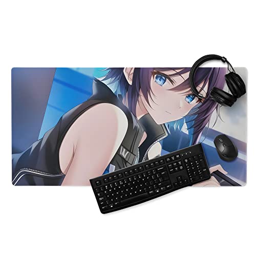 Anime Mauspad XXL - Schreibtischunterlage - Mousepad Groß Rutschfest - Anime Merch - Manga Mouse Pad - Gamer Computer PC Zubehör (80x40cm) von PlimPlom