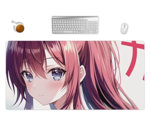 Anime XXL Mauspad - Großes Manga Mousepad, rutschfeste Schreibtischunterlage in 2 Größen (80x40cm) von PlimPlom