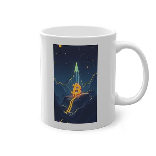 Bitcoin Tasse 330ml – Stilvolle Kaffeetasse mit BTC-Logo & beidseitigem Aufdruck | Ideal für Krypto-Nerds & Anleger Bitcoin Tasse 330ml – Stilvolle Kaffeetasse mit BTC-Logo & beidseitigem Aufdruck | Ideal für Krypto-Nerds & Anleger von PlimPlom