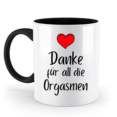 Danke Für All Die Orgasmen - Lustige Tasse Für Pärchen - Geschenk Idee Für Paare von PlimPlom