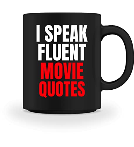 Filmzitat Tasse Mit Spruch In Schwarz Beidseitig Bedruckt - Filmabend Kino Kaffeetasse Kaffeebecher - Film Deko Filmzitat Tasse Mit Spruch In Schwarz Beidseitig Bedruckt - Filmabend Kino Kaffeetasse Kaffeebecher - Film Deko von PlimPlom