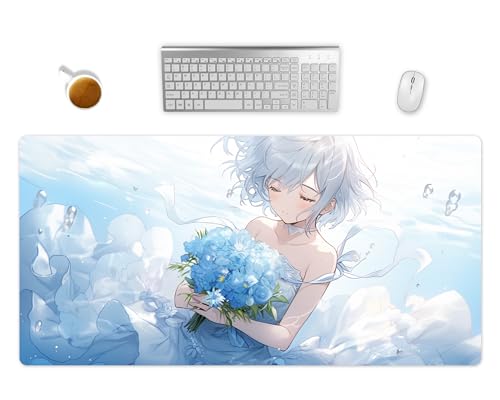 XXL Mauspad - Schreibtischunterlage - Anime Mousepad Groß - Schreibtisch Matte In 2 Größen - Rutschfest Und Wasserfest (60x35cm) von PlimPlom