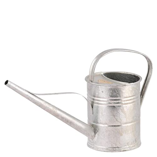 PLINT 1.5L Watering Can - Modern Style Watering Pot for Indoor and Outdoor House Plants - Coloured Galvanised Powder Coated Steel - Metal Design with Narrow Spout and High Handle - (Zinc) von Plint