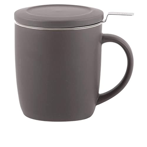 PLINT 6912.00.23.10 Neues Modell Brew Mug, Stoneware, 450 milliliters, Modern Schwarz von Plint