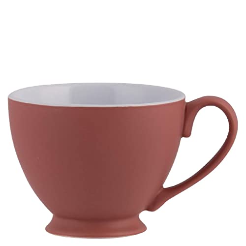 PLINT Set of 6 Stoneware Tea Mugs, Terracotta rose Coffee Cups, Stoneware Coffee Mugs, Tea Mugs, Porcelain Coffee Mug, Cappuccino Cups 350 ml von Plint
