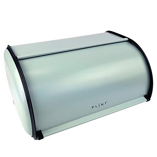 Plint Retro Brottrommel Mint - Brotbox - Brotkasten - Brotaufbewahrung - Metall - Grün - ca. 34x24x15cm von Plint