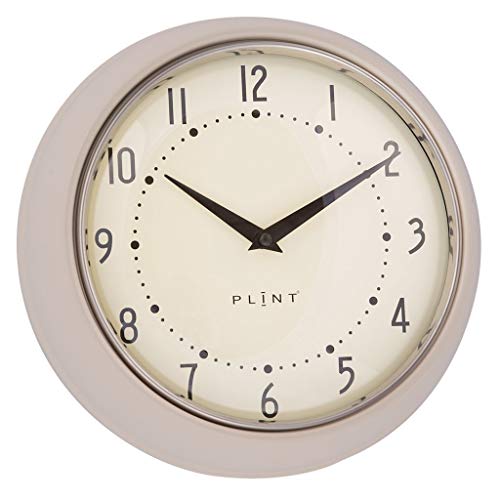 Plint Retro Wanduhr Uhr Küchenuhr Dänisches Design Wall Clock Cream von Plint