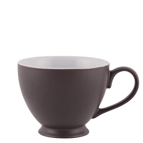 PLINT Set of 6 Stoneware Tea Mugs, Almost Black Color Coffee Cups, Stoneware Coffee Mugs, Tea Mugs, Porcelain Coffee Mug, Cappuccino Cups 350 ml von Plint