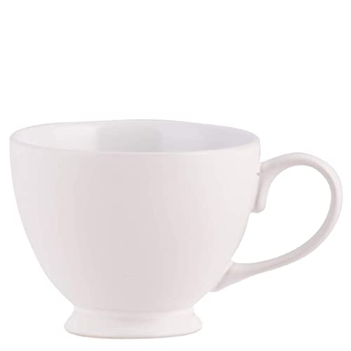 Plint Set of 6 Stoneware Tea Mugs, White Coffee Cups, Stoneware Coffee Mugs, Tea Mugs, Porcelain Coffee Mug, Cappuccino Cups 350 ml von Plint