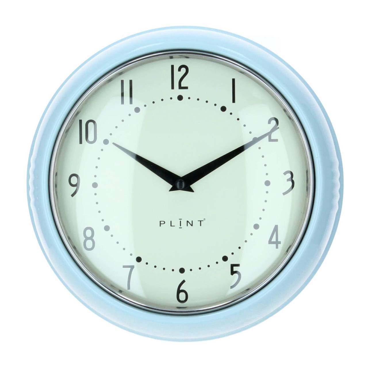 Plint Wanduhr Küchenuhr Retro ice pastellblau von PLINT A/S