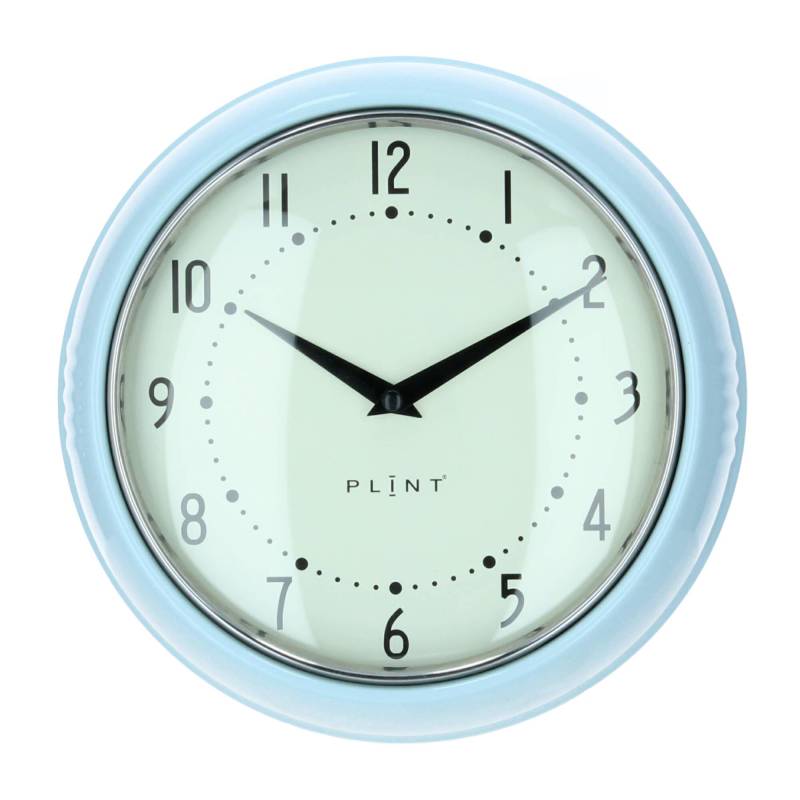 Plint Wanduhr Küchenuhr Retro ice pastellblau von PLINT A/S