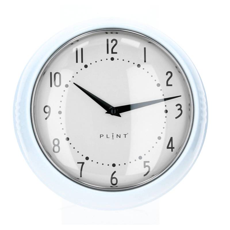 Plint Wanduhr Küchenuhr Retro weiß von PLINT A/S