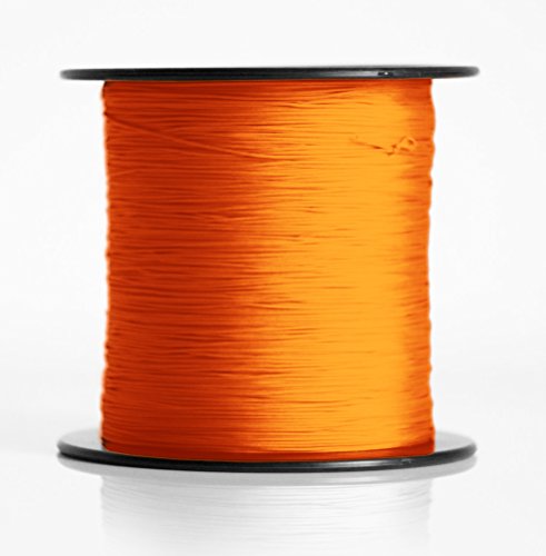 Schnur für Plissee, Rollo, Jalousette 0,8 mm Spannschnur Plisseeschnur zubehör (Orange, 100 Meter) von Plisart