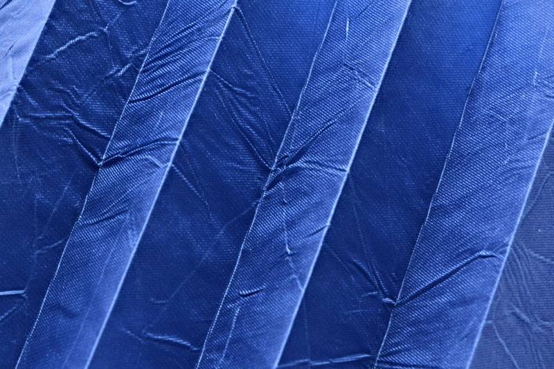 Plissee Blau KamariPearl-216 Maßanfertigung von Plisse-Pro