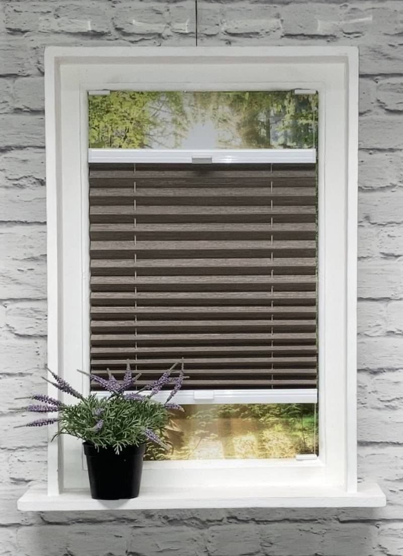 Plissee Madagaskar Perl Kakao Plissee Madagaskar Perl Kakao von Plissee-flix24.de