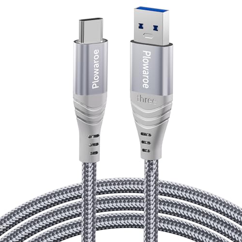 USB C Kabel 2M USB C Ladekabel, USB 3.0 & QC 3.0 Schnellladekabel USB C Ladekabel, Datenkabel USB-C Kompatibel für iPhone 15 Pro Max, Samsung Galaxy S24 S23 S22 S21 S20 Note 10, Huawei P60 von Ploiwue
