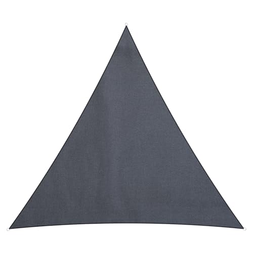 Plonos Sonnensegel Sonnenschutz Balkon Terrasse - Wasserdicht 180 g/m² - UV-Schutz - Dreieckig 4 x 4 x 4 m Grau von Plonos