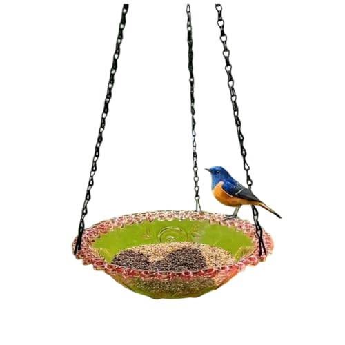 Plookyoe Explosion Suspension Metal Bird Feeder Outdoor Feeder Pet Bird Bird Feeder Bird Feeder Bird Feeder Pink von Plookyoe
