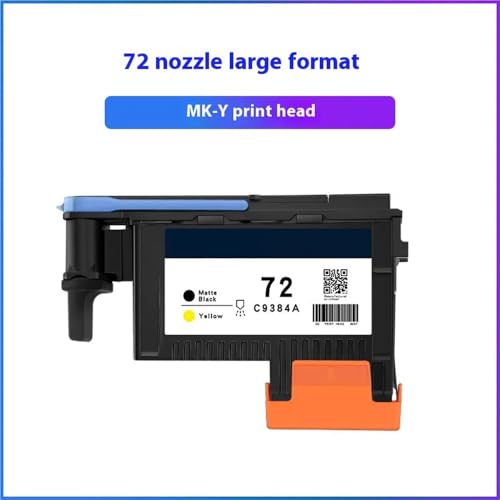 PlosFeng Druckkopf 72 72 C9380A C9383A C9384A Druckkopf for T770 T790 T1120 T1200 T1300 T620 T610 T1100 T2300 Drucker Erneuern(C9384A MB Y) von PlosFeng