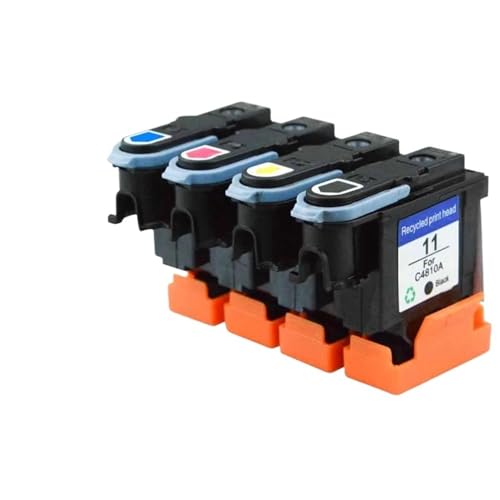 PlosFeng Druckkopf for 11 Druckkopf for Designjet 70 100 110 500 510 500PS Drucker C4810A C4811A C4812A C4813A(2 Set) von PlosFeng