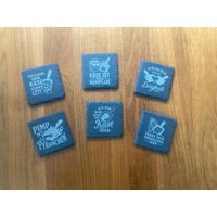 Lustige Raclette Pfännchen - Untersetzer Aus Schiefer Gravur-Designs Für Genießer von PlottNPrint24