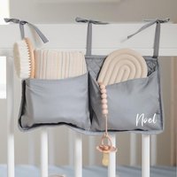 Bettutensilo Personalisiert | Baby-/Kinderbett Organizer von Plottastic