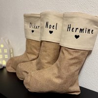 Personalisierter Nikolausstiefel Mit Name von Plottastic