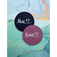 Untersetzer | Mit Name Lieblingsschrift |Personalisiert Und Individuell von PlottdesignByNancy