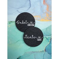 Untersetzer | Tante Onkel Mit Und Ohne Name Personalisiert Individuell Untersetzer | Tante Onkel Mit Und Ohne Name Personalisiert Individuell von PlottdesignByNancy