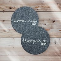 Untersetzer | Uroma Uropa Mit Und Ohne Name Personalisiert Individuell Untersetzer | Uroma Uropa Mit Und Ohne Name Personalisiert Individuell von PlottdesignByNancy